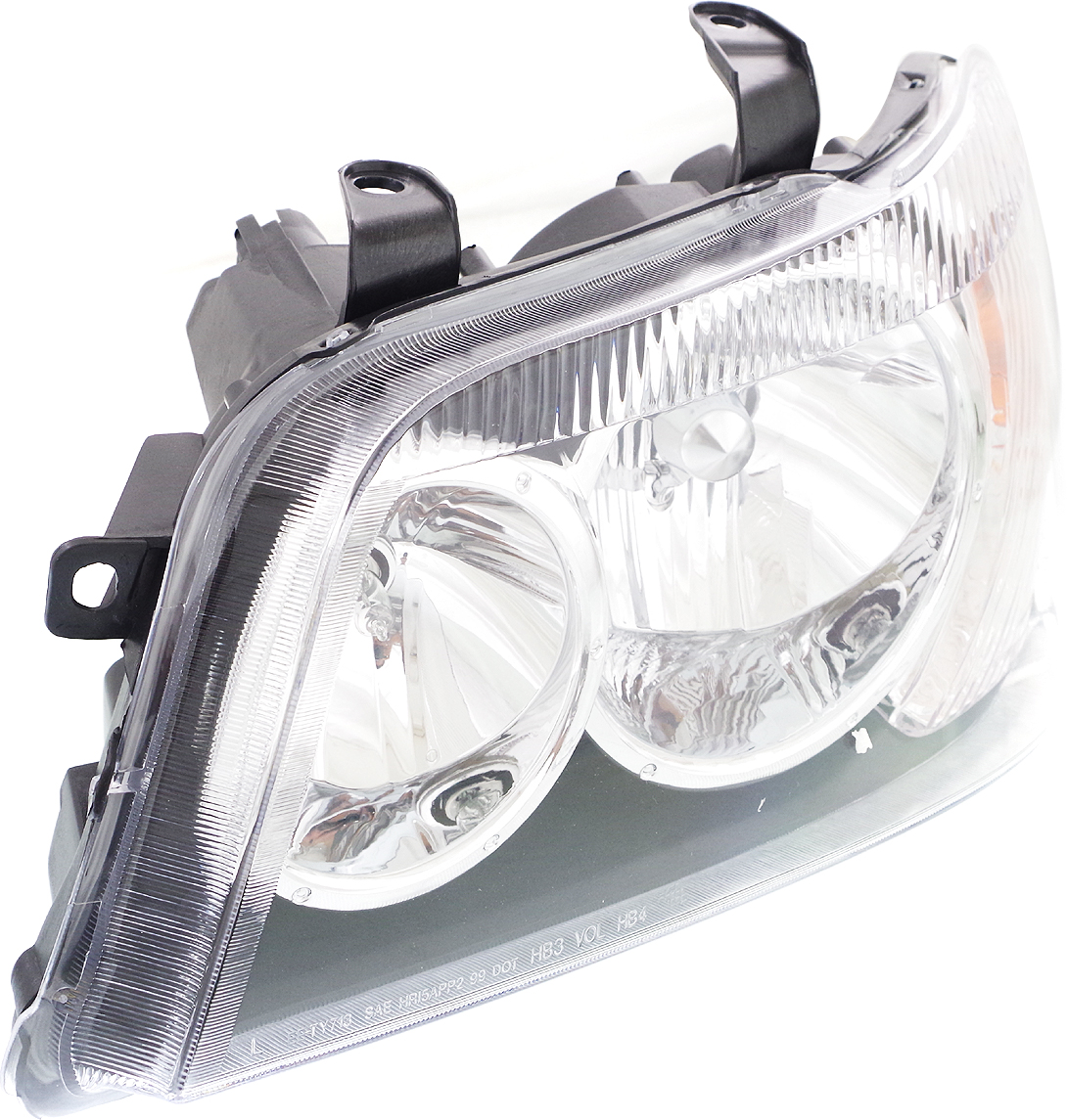 Headlight Compatible With 2001-2003 Toyota Highlander Left Driver Halogen With bulb(s)