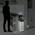 thumbnail image 7 of iTouchless Glide 13 gal Stainless Steel Sensor Kitchen Garbage Can with Wheels & Odor Control, 7 of 7