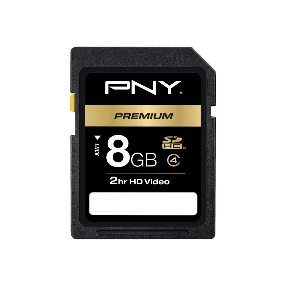 PNY Premium Flash memory card 8 GB Class 4 SDHC