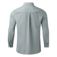 thumbnail image 3 of Gubotare Mens Shirts Dress Shirt for Men Funny Button Down Shirts (Grey,XL), 3 of 4