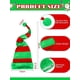 thumbnail image 3 of Gorro de Fieltro de elfo de Navidad JM 2 Piezas gorro de Papá Noel de Felpa a rayas Largas estilo elegante RV021031-00640SDJ, 3 of 5