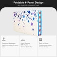 thumbnail image 2 of BalanceFrom 10ft x 4ft x 2in 4-Panel All-Purpose Folding Gymnastics Mat, Stars & Stripes, 2 of 12
