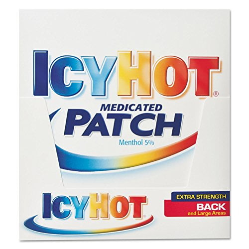 Patchs médicamenteux Icy Hot Hot extra-forts, petits 5 chacun