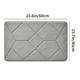 thumbnail image 3 of Tapete para puerta de baño, 1 unidad, tapete de piso súper absorbente de 40 x 60 cm, tapete de tela antideslizante lavable a máquina para áreas húmedas después de la ducha (gris), 3 of 8