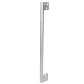 Round Corner Blank Strike Plate - 1-1/8" X 2-3/4", Polished Chrome, By Stone Harbor Hardware