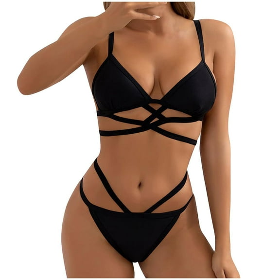 Swimsuit Bra Bikini Sets for Women Women Swim Suits 2 Piece Set Trendy Swimsuits for Women 2 Piece Bathing Suits for Teens