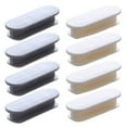 thumbnail image 1 of Miangastore 8Pcs Peel And Stick Pull Adhesive Handles Knobs For Drawer Cabinet Refrigerator, 1 of 9