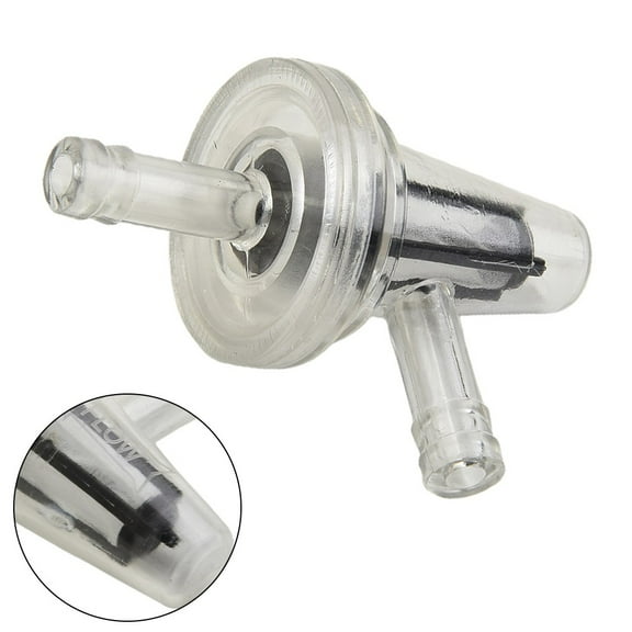 5/16IN 8MM 90° FUEL INLINE FILTER QUAD SCOOTER MX MOTORCYCLE MOTORBIKE TRIALS