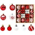 thumbnail image 6 of Christmas Ball, 42 pcs Christmas Ball Ornaments Set, Christmas Tree Decorations, Hanging Christmas Baubles Balls Ornaments Set, 6 of 7