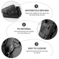 thumbnail image 2 of 1pc Motorcycle Side Bag Hanging Bags Tool Bag With Water Bottle Bag Motorcycle, 2 of 4