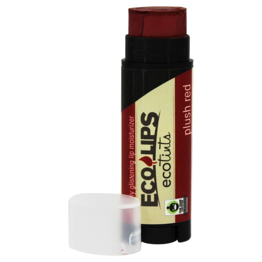 Eco Lips Eco Tints Lip Balm Plush Red 0.15 oz.