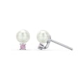 thumbnail image 1 of Freshwater Pearl with Birthstone Stud Earrings, 1 of 2