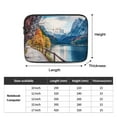 thumbnail image 3 of Autumn View of Lake Travel Austrian Alps 13 inch Portable Laptop Sleeve Compatible with MacBook Air Notebook Computer Case for Men Women College School Students, 3 of 7