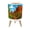 Color 4, variant on Small Trash Can with Lid Light Blue Plaid Buffalo Check Pastel Blue Baby 1.8 Gallon Dog Proof Trash Can Round Garbage Can Waste Bin Wastebasket for Bathroom Bedroom Living Room