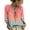 Light pink, variant on Women Blouse Tops V Neck 3/4 Sleeve Lightweight Shirts 3/4 Sleeve V Neck Peasant Top Abstract Geometric Print Flowy Summer Ruffe Shirt