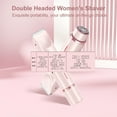 thumbnail image 2 of Dual-Head Women's Trimmer for Body and Brazilian Hair Removal - Waterproof & Wet/Dry Electric Grooming Tool, 2 of 7