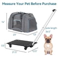 thumbnail image 2 of Transportín para mascotas Petsfit con ruedas extraíbles para gatos y perros, 2 of 9