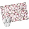 thumbnail image 2 of Pink Beige Flowers 2'x3' Washable Rug, Spring Floral Elegant Pastoral Botanical Non-Slip Soft Doormat Area Rugs for Entrance Bathroom Bedsides, Carpet for Kitchen Bedroom, Entryway Floor Mat, 2 of 9