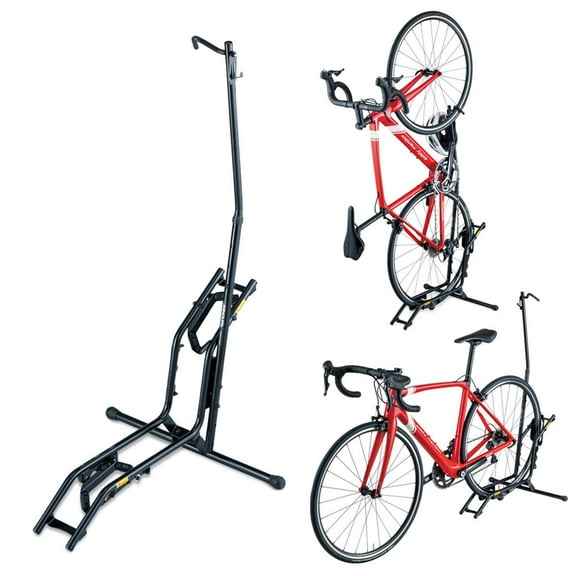 Minoura DS-2200 Display/Storage Stand - 1 Bike Top Hook Padded, Avoids Scratch