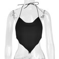 thumbnail image 1 of Blusas cortas VISgogo camisola Halter Sin espalda, 1 of 2