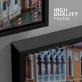 thumbnail image 4 of wall26 - 3 Piece Framed Canvas Wall Art - Venice. Image of Grand Canal in Venice, with Santa Maria Della Salute Basilica - Modern Home Art Stretched and Framed Ready to Hang - 16"x24"x3 Bla, 4 of 5