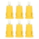 thumbnail image 2 of 100 Uds conector de Terminal de toma de Banana 4mm anillo de seguridad Terminal adaptador de bloque de terminales de cobre niquelado amarillo, 2 of 5