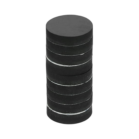 Non Slip Furniture Pads 1" (25mm x 5mm), 16 Pcs Adhesive Backed Round Rubber Feet Anti-Scratch Rubber Furniture Grippers for Hardwood Floor Electronics Bed Drawers DIY