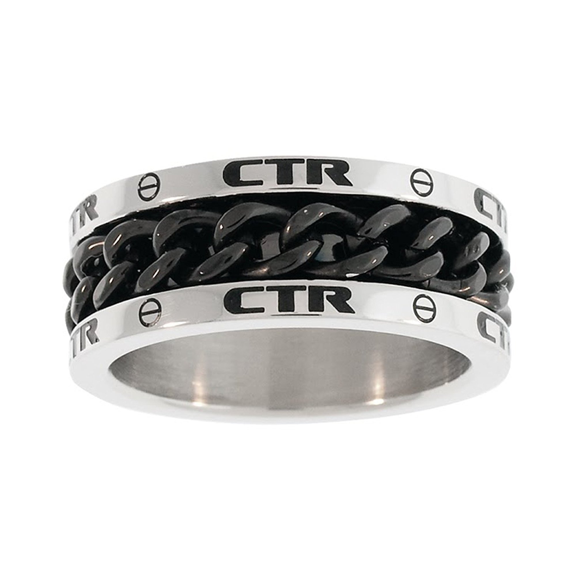 J137 Mormon Lds Unisex Ctr Ring Choose Right Stainless Steel Black One Moment In Time Walmart Com