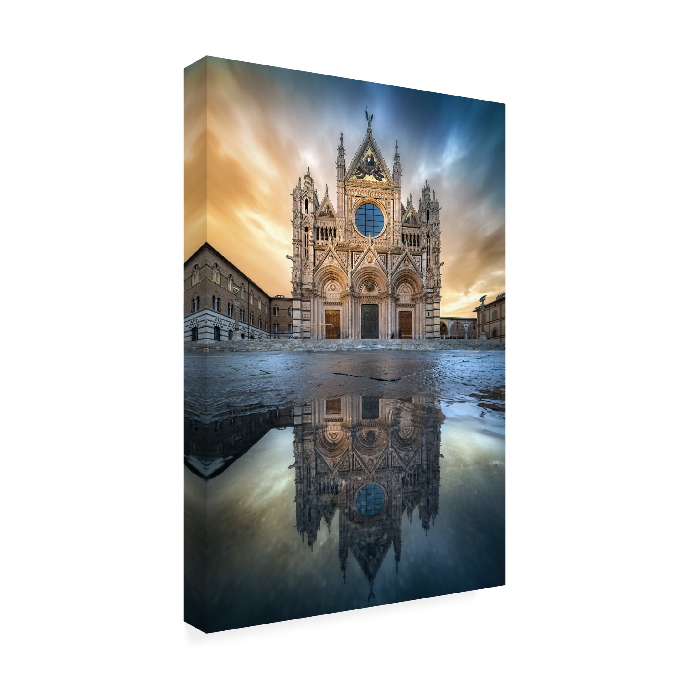 Canvas Wall Art - Alberto Ghizzi Panizza 'The Dome After The Rain' Wall Art for Living Room, Bedroom, or Office Décor by Trademark Fine Art - 16 x 24 Inches