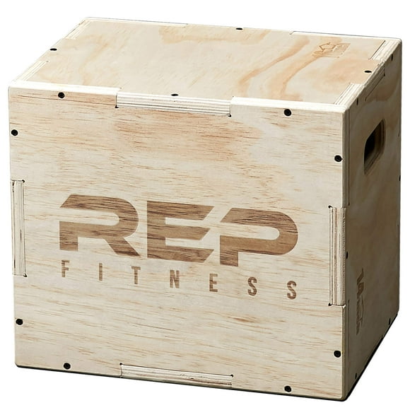 Rep Boîte en Bois 3 en 1 pour l'Entraînement au Saut et le Conditionnement 16/14/12