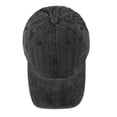 thumbnail image 1 of Black Mens Vintage Distressed Baseball Cap For Outdoor Activities Sun Protection Adjustable Back Closure Lightweight Breathable Fabric And Casual Style, 1 of 6