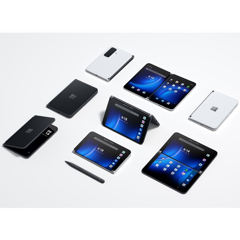 【Berrykey】Microsoft Surface Duo 2 256 Microsoft Surface Duo 2 - 256 GB - Glacier (Unlocked) for