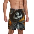 thumbnail image 6 of Mens Pajama Shorts, Halloween Funny Skeleton Sleep Shorts Men Pajama Bottoms Lounge PJ Shorts with Pockets, 6 of 6