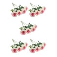 thumbnail image 2 of Injueey 10 unidades/juego de bodas de ensueño DIY con hermosas flores de rosas de seda, para ramos y centros de , decoraciones que no dañan Type2 NO2, 2 of 6