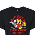 thumbnail image 3 of Disney - Firefighter Mickey - Fire Crew - Juniors Cropped Cotton Blend T-Shirt, 3 of 5