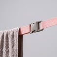 thumbnail image 5 of Portable Adjustable Clothesline, No Drill Clothes Hanger, Multi Hook System for Indoor Outdoor Use, Travel-Friendly Storage Solution, Roll-Up Design, 5 of 7
