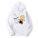 thumbnail image 4 of Sudadera con capucha de Snoopy y Charlie Brown para hombre y mujer, diseño de dibujos animados de anime, primavera y otoño, moda 2024, para parejas, 4 of 5