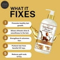 thumbnail image 5 of Unisaif Oats Protein Organic Shampoo With Moroccan Argan Oil, Repair&Strengthens Hair with Oats Protein, Nourishing&Hydrating, Deeply Moisturizing, Restorative Gentle Cleanser for All Hair Types-300ml, 5 of 7