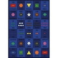 thumbnail image 2 of Button Button 7'8" x 10'9" Area Rug In Color Multi, 2 of 2