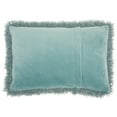 thumbnail image 2 of Nourison Shag Solid Celadon Decorative Throw Pillow , 14" x 20", 2 of 2