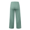 thumbnail image 4 of Soyumi Winter Lounge Pants Women, Fleece Lined Sweatpants High Waist Baggy Comfy Soft Casual Drawstring Elastic Waist with Pockets Cozy Athletic Wear for Home, Green, 4 of 4