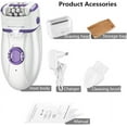 thumbnail image 4 of QD-Gotrays Epilator Women Facial Hair Remover Ladies Face Epilators Hair Removal Devices Electric Tweez Flawless Depilator Tweezer Cordless Rechargeable Mini for Body Underarms Chin Bikini Leg, 4 of 10