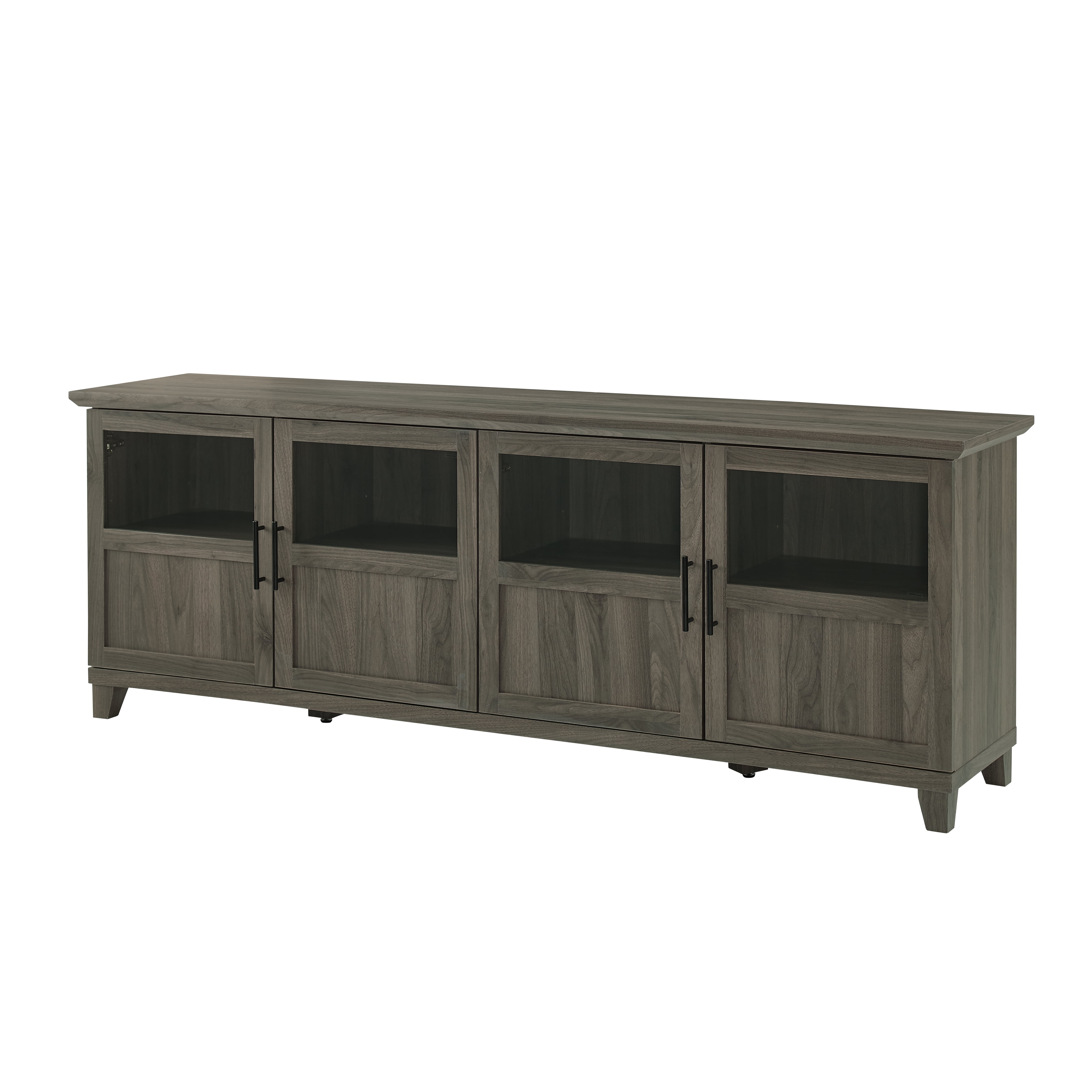 Woven Paths Farmhouse 4 Door TV Stand for TVs Up to 78, White Oak -  Walmart.com