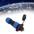 thumbnail image 4 of Enchufe Impermeable, Cableado De Soldadura SP13 Conector De Alimentación De Aviación Contactos De Cobre Resistente A La Corrosión Para Comunicaciones Para Instrumentación, 4 of 7