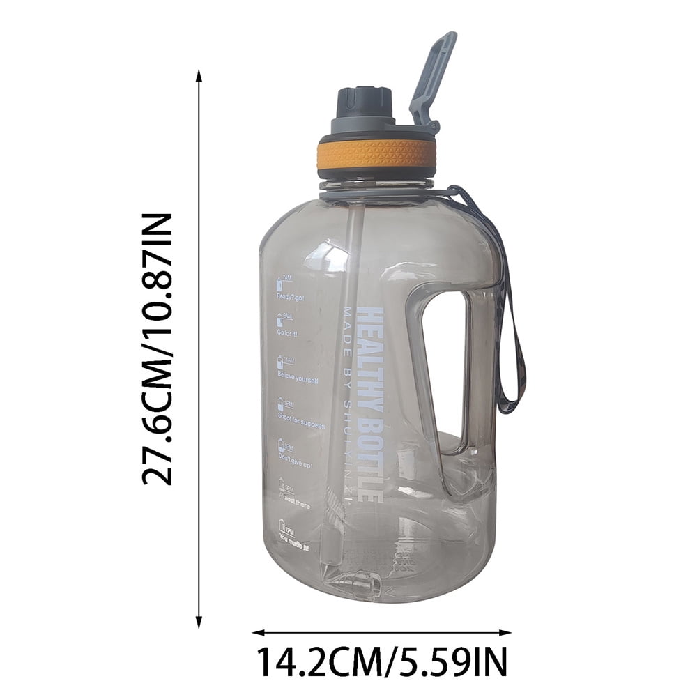 Highball S Water Bottle With Time Marker Leak Proof Reusable Bpa Free  Frosted Plastic-motivational Sport Water Bottle