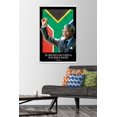 thumbnail image 2 of Nelson Mandela - Real Leader Wall Poster with Wooden Magnetic Frame, 22.375" x 34", 2 of 5