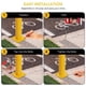 thumbnail image 5 of Yeshouse bolardo de seguridad de acero con diámetro de 4,5", poste con 8 pernos de anclaje, ideal para áreas sensibles al tráfico, resistente y fácil de instalar en zonas protegidas, 5 of 7
