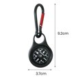 thumbnail image 3 of LJNYFDC Mini Compass Camping Survival Compass with Carabiner Compact Size Waterproof Polished Surface Hiking Navigation Tool, 3 of 5