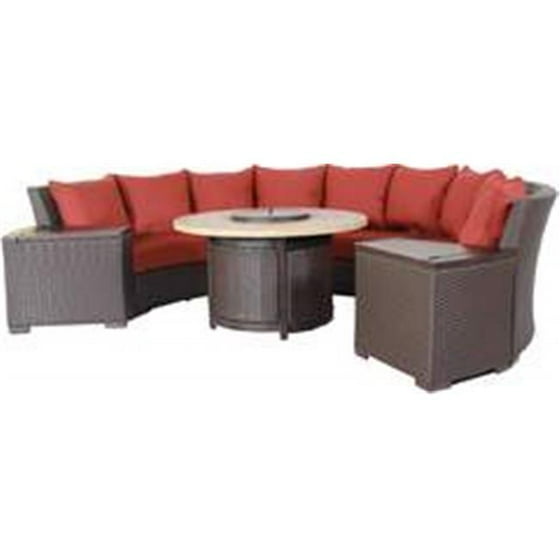 Patio Resort Lifestyles Bddsgcssp Bermuda Canvas Spa Circular Sofa Patio Resort Lifestyles Bddsgcssp Bermuda Canvas Spa Circular Sofa Set 6 Piece Com