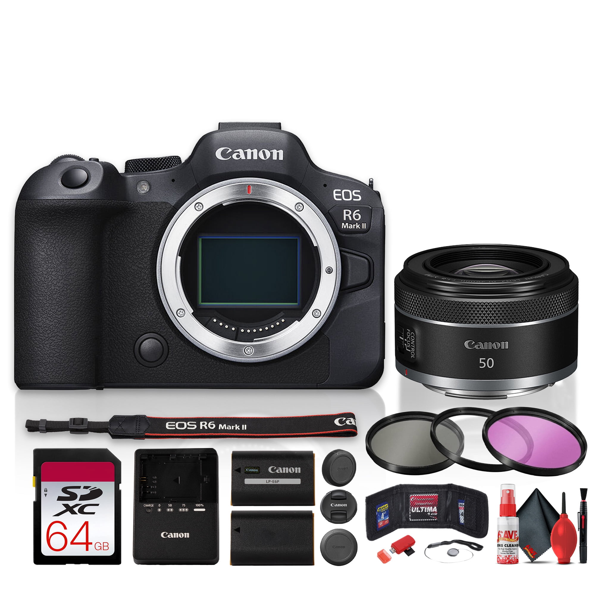 Canon, Mirrorless Camera, EOS R5, 45MP 8K Video, Dual Pixel AF